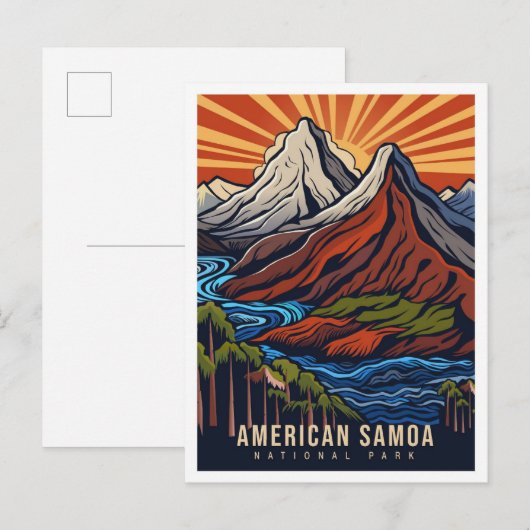 American Samoa National Park USA Travel ポストカード (正面/裏面)