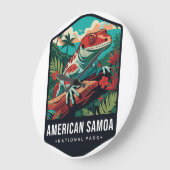 AMERICAN SAMOA NP CLOCK  ラージ壁時計 (傾斜)