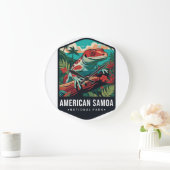 AMERICAN SAMOA NP CLOCK  ラージ壁時計 (ホーム)