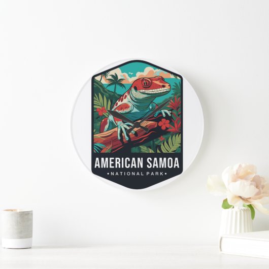 AMERICAN SAMOA NP CLOCK ラージ壁時計 (ホーム)