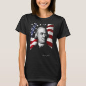 American samuel adams Eyes Flag Country Tシャツ (正面)