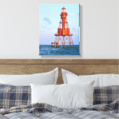 American Shoal Light house, Florida Canvas Print キャンバスプリント (インサイチュ (寝室))