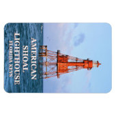 American Shoal Light house, Florida Flexi Magnet マグネット (横)