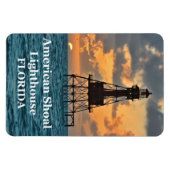 American Shoal Light house, Florida Photo Magnet マグネット (横)