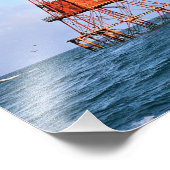 American Shoal Light house, Florida Satin写真 フォトプリント (角)