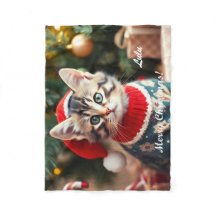 American Shorthair Cat Christmas Personalized  