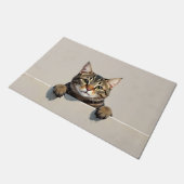 American Shorthair Cat Doormat Art ドアマット (アングル)