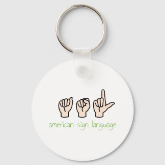 American Sign Language キーホルダー