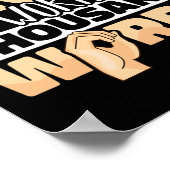 American Sign Language A Sign Is Worth A Thousand  ポスター (角)