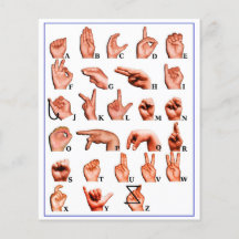 American Sign Language Alphabet, 学 Asl