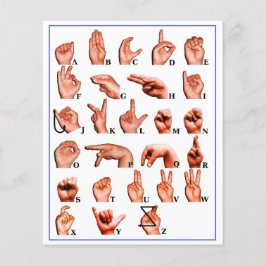 American Sign Language Alphabet, 学 Asl チラシ