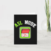American Sign Language Asl Im Deaf Awareness  カード (正面)