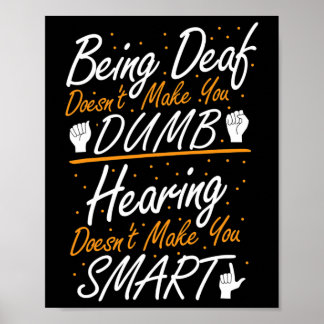 American Sign Language Awareness - Asl Deaf Pride  ポスター