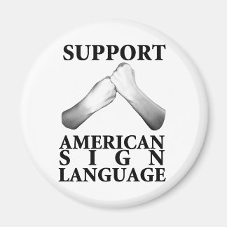 American Sign Language (back)をサポート マグネット