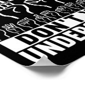 American Sign Language Deaf Awareness  ポスター (角)