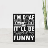 American Sign Language Deaf Awareness 13 カード (正面)