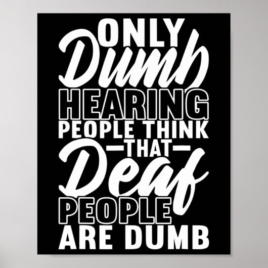 American Sign Language Deaf Awareness 19  ポスター (正面)