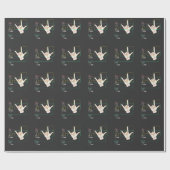 American Sign Language Hand Sign ASL I Love You ラッピングペーパー (フラット)