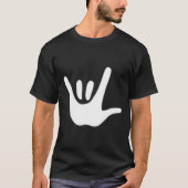 American Sign Language Love Asl Deaf Awareness  Tシャツ (正面)