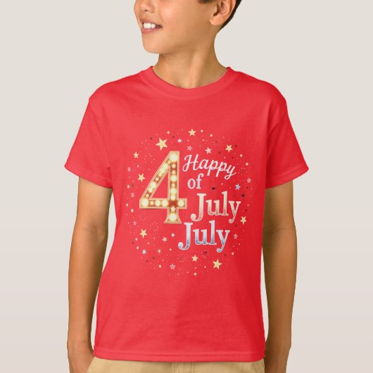 American Soul: Classic 4th of July Vibes Tシャツ (正面)