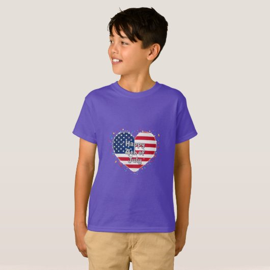 American Soul: Classic 4th of July Vibes Tシャツ (正面フル)