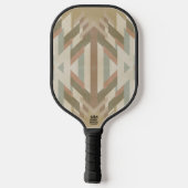 American Southwest Desert Colors Inspired Artwork ピックルボールラケット (裏面)