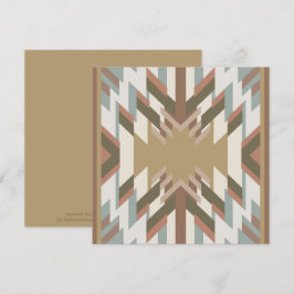 American Southwest Desert Colors Inspired Design カード