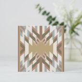 American Southwest Desert Colors Inspired Design カード (スタンド正面)