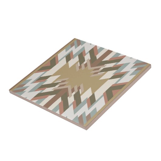 American Southwest Desert Colors Inspired Design  タイル (側面)