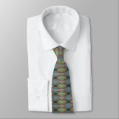 American Southwest Patterned Art And Earthy Colors ネクタイ (タイ)