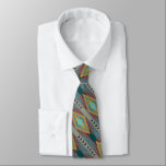 American Southwest Patterned Art And Earthy Colors ネクタイ<br><div class="desc">Neck Tie business suit and casual fun trendy fashion statement apparel attire accessory printed with a diagonal angled version of American Southwest Patterned Art And Earthy Colors inspired graphic design illustration by TheFabricSeal at Zazzle #ZazzleMade https://www.zazzle.com/store/thefabricseal This American Indian Art Style drawing image is a beautiful mirrored repeating pattern design...</div>