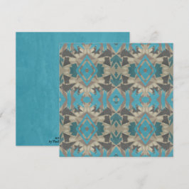 American Southwestern Patterned Art And Colors カード