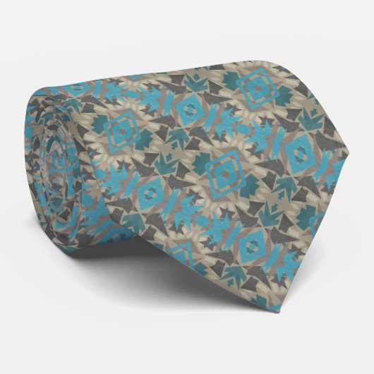 American Southwestern Patterned Art And Colors ネクタイ (ロール)