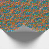 American Southwestern Style Pattern And Colors Art ラッピングペーパー (角)