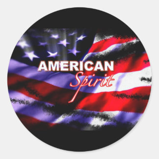 American Spirit Motorcycles TV Show Sticker ラウンドシール