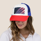 American Spirit Trucker Hat – Red, White & Blue Bo キャップ (インサイチュ)