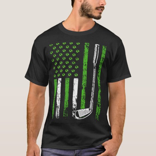 American Sports Nature Flag Athletic Golf Club Ear Tシャツ (正面)