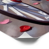 American Staffordshire Dog Valentine's Day ポスター (コーナー)