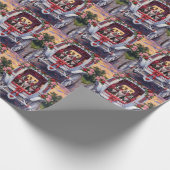 American Staffordshire Dog Valentine's Day ラッピングペーパー (角)