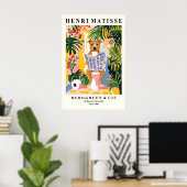 American Staffordshire Terrier Bathroom Print Funn ポスター (ホームオフィス)