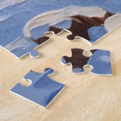 American Staffordshire Terrier Christmas Boat ジグソーパズル (側面)