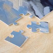 American Staffordshire Terrier Christmas City ジグソーパズル (側面)