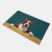 American Staffordshire Terrier Doormat Art ドアマット (アングル)
