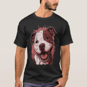 American Staffordshire Terrier Tシャツ (正面)