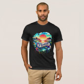 American State Map T-Shirts - Florida USA map Tシャツ (正面フル)