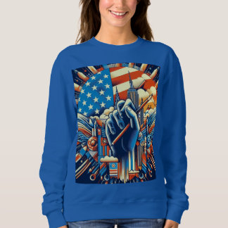 American Style Hoodie – USA Trendy Everyday Wear スウェットシャツ