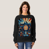 American Trend Hoodie – Casual Street Style Sweats スウェットシャツ (正面フル)