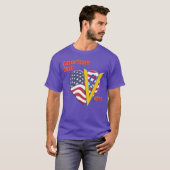 american v8 car nascar classic car american soul f tシャツ (正面フル)