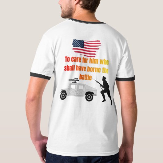 American veterans tシャツ (裏面フル)