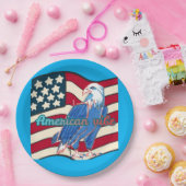 American vibe azure ペーパープレート (パーティー)